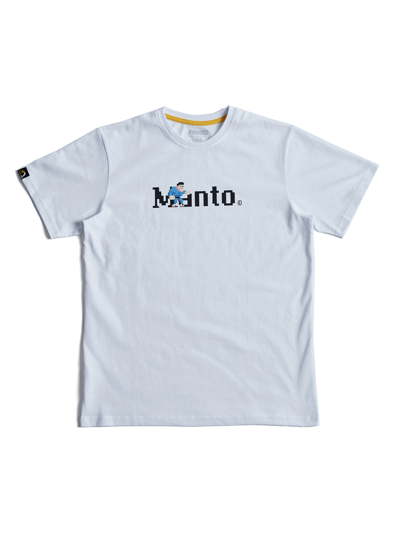 MANTO bjj 16bit t-shirt-white